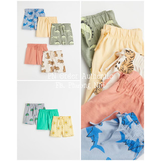 Tách set 1/3/5 quần short bé trai hm aut