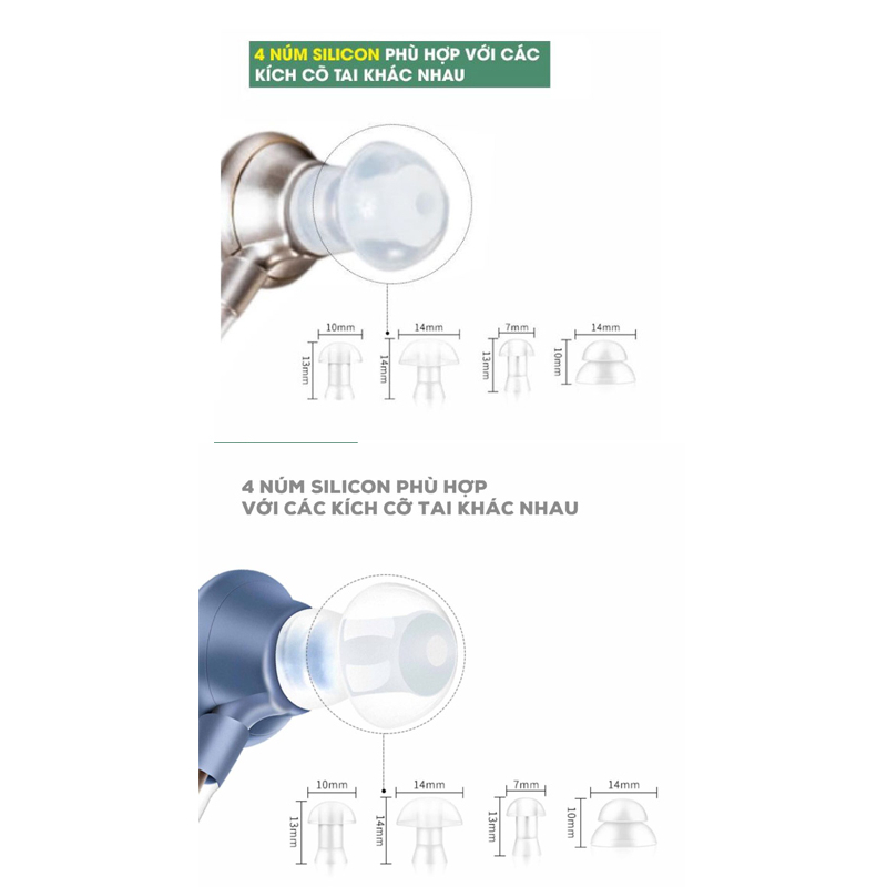 Máy Trợ Thính Không Dây Cao Cấp VHP220 và VHP1204, Tai Nghe Trợ Thính Người Già Và Trẻ Em, Máy Trợ Thính Đeo Vành Tai