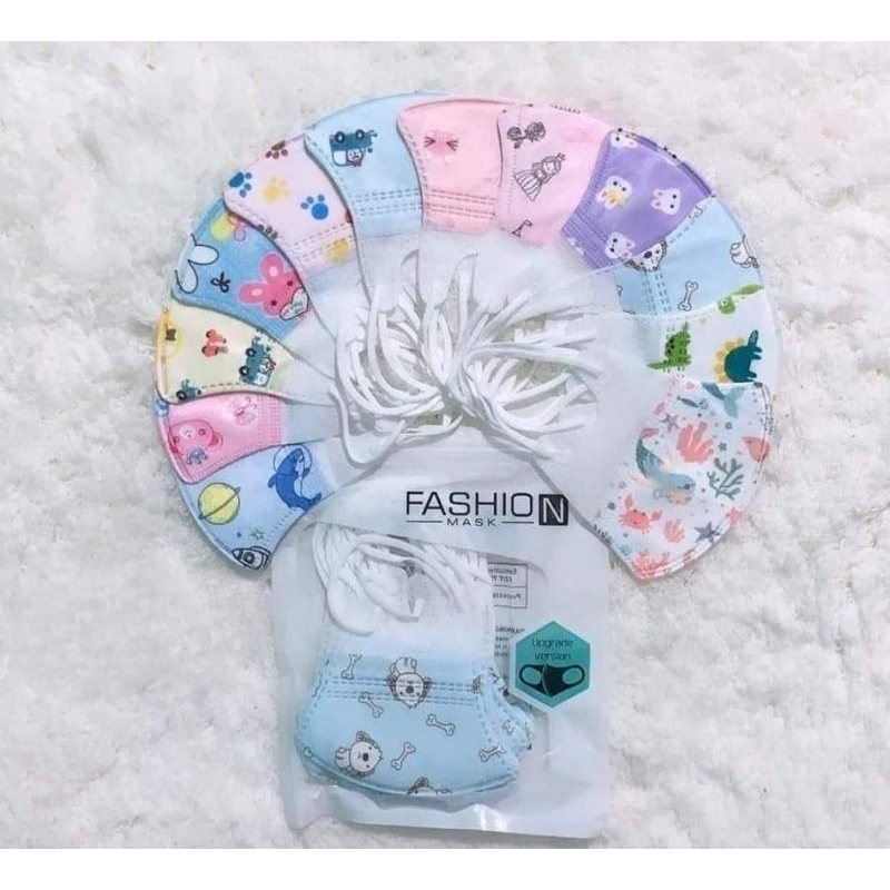 Khẩu trang 3d trẻ em cao cấp cho bé sơ sinh đến 10 tuổi