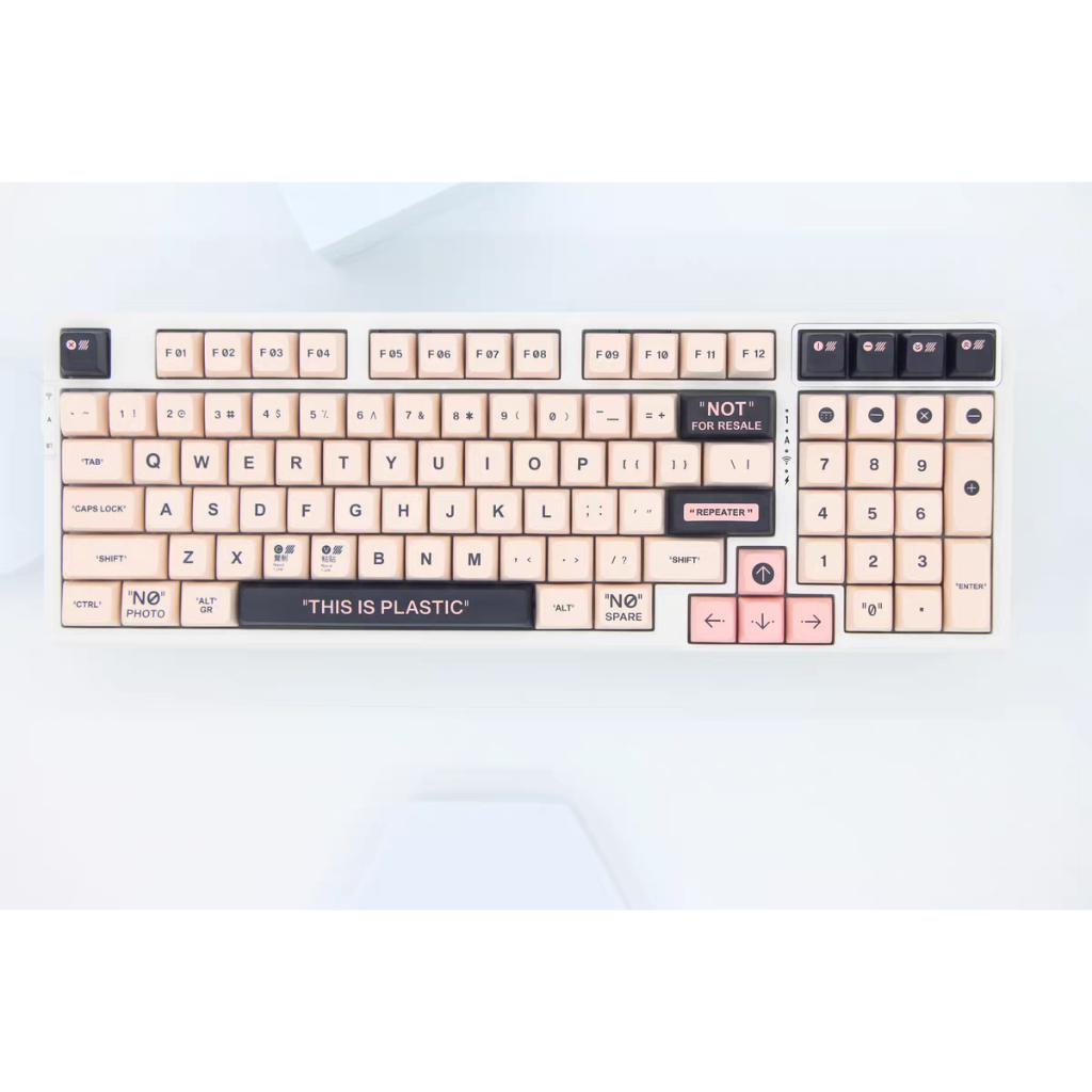 Keycap Hồng Pastel - Bộ Keycap This Is Plastic Pink - MDA  profile - Nhựa PBT - cho bàn phím cơ | BigBuy360 - bigbuy360.vn