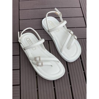 Giày sandal học sinh quai dây bánh mì xẹp
