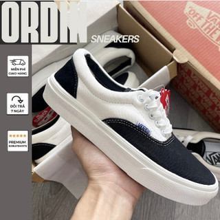 Giày vans era trắng đen lai au sc
