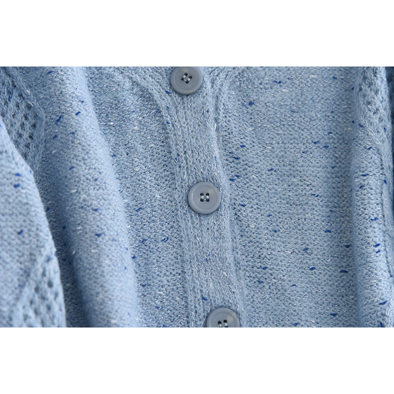 B230 Cardigan len mỏng xuất dư của EIFINI