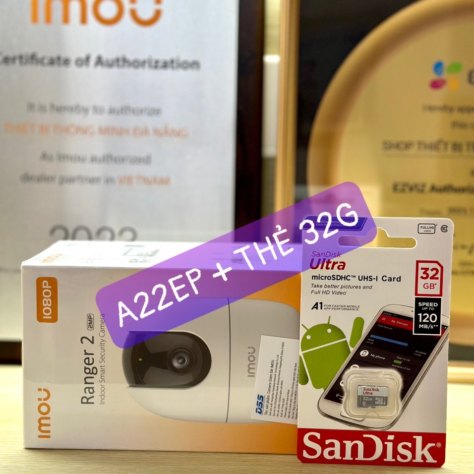 Camera Wifi Imou A22EP DSS, Đàm thoại 2 chiều, Bảo hành 2 năm chính hãng