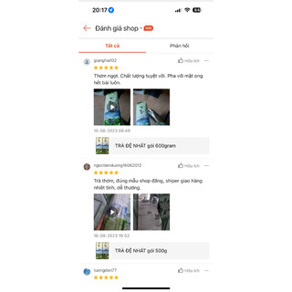 Com Bo 5 gói Trà Đệ Nhất 600g