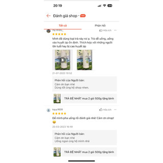 Com Bo 5 gói Trà Đệ Nhất 600g