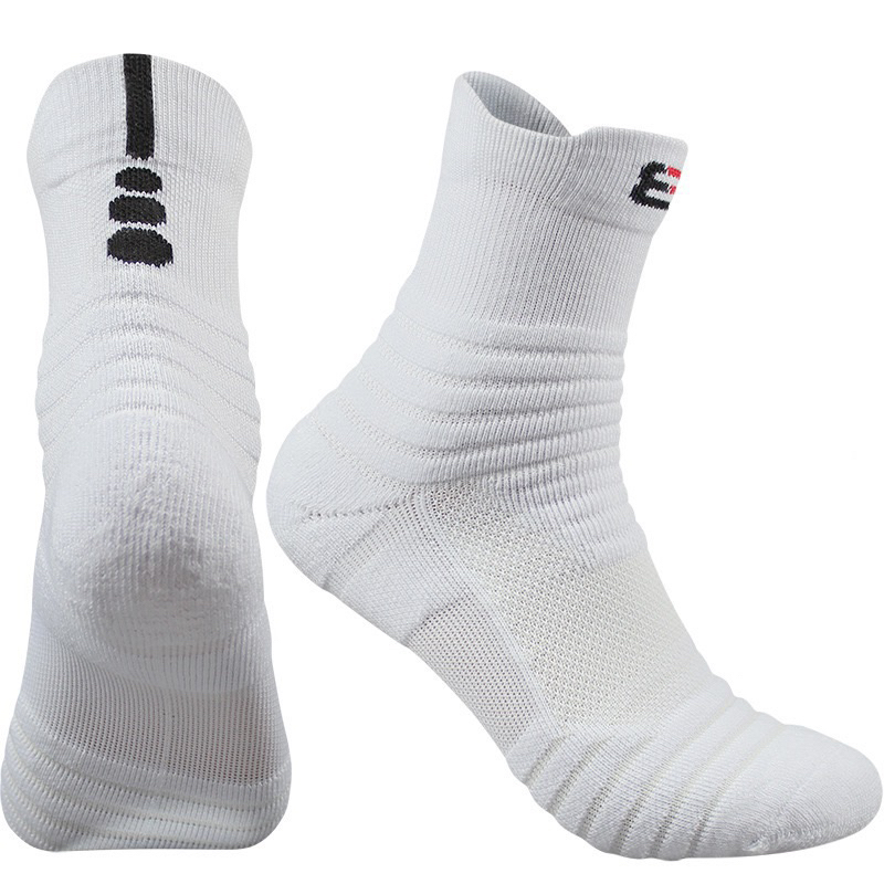 1 Đôi Tất Vớ Vân Chống Trơn 8 Sport Lót Xù Bông Dày Đá Bóng, Bóng Chuyền, Cầu Lông,…