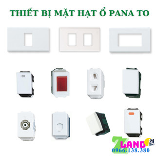 Thiết bị mặt hạt ổ cắm pana wide