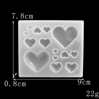Khuôn trái tim silicone nhỏ