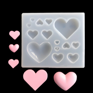 Khuôn trái tim silicone nhỏ
