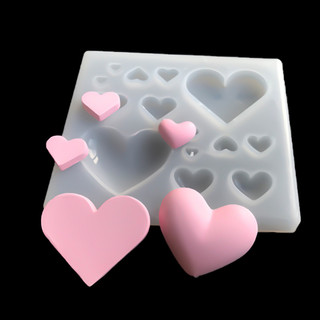 Khuôn trái tim silicone nhỏ