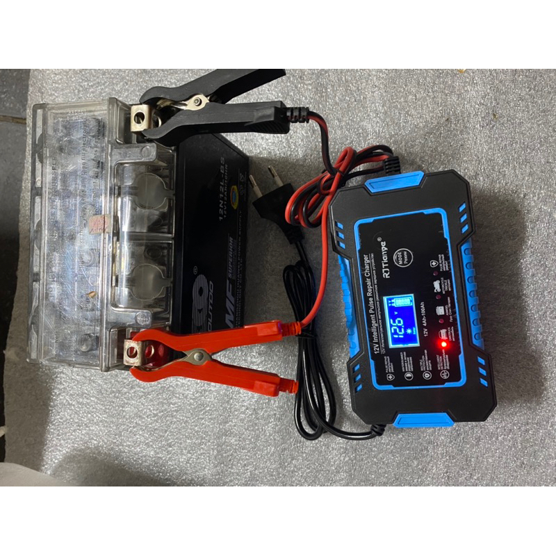 Sạc bình ắc quy tự động 12V/6A 4Ah-100Ah TIANYE