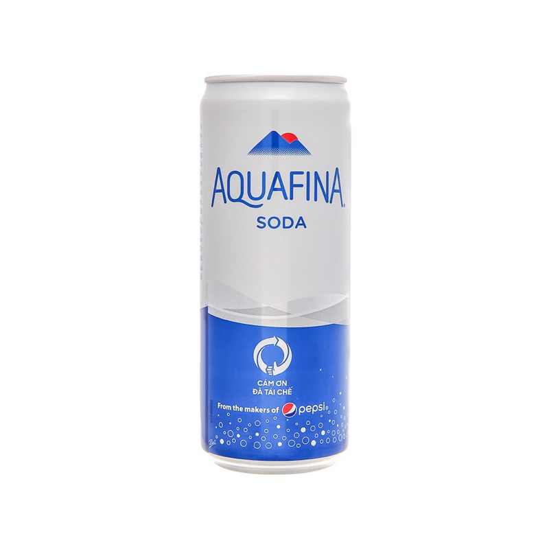 aquafina soda lon 320ml lốc 6