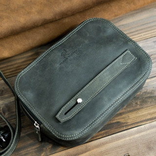 Túi đeo chéo da bò đa dụng, kết hợp clutch cầm tay 7in - Clutch Bag Manuk Leather