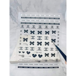 Sticker dán móng thương hiệu trang trí nail