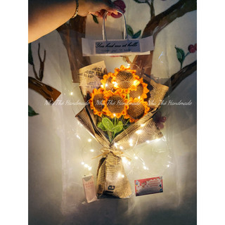 Bó hoa bằng len Handmade 🌼🌸🌷🌹🌻🌻