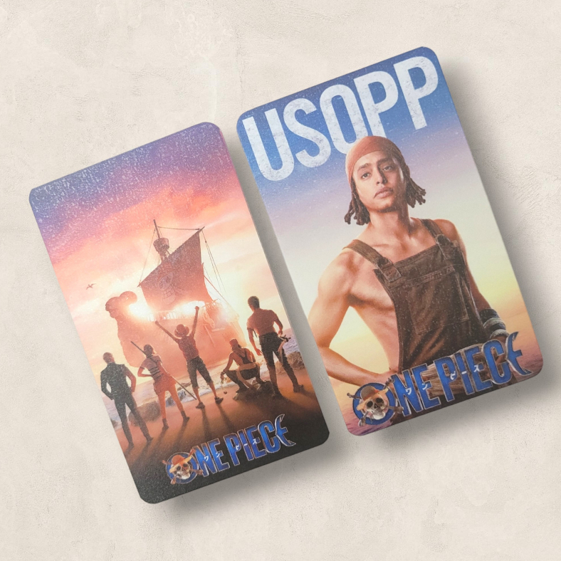 FREESHIP ⭐️ Card Bo Góc ONE PIECE LIVE ACTION - Zoro | Luffy | Nami | Usopp | Sanj | Coby - Cán Màng Nhám Chống DF