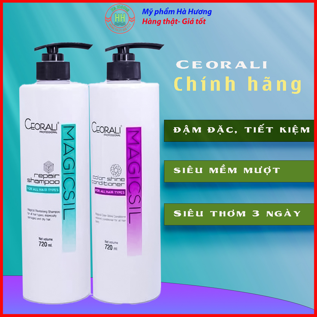 Dầu gội Ceorali, magic 2*720ml chính hãng