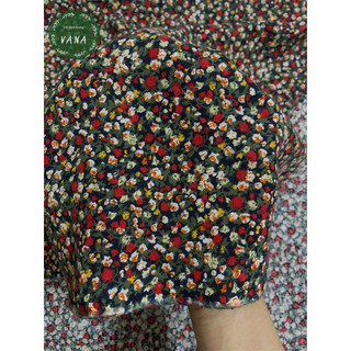 Vải linen hoạ tiết