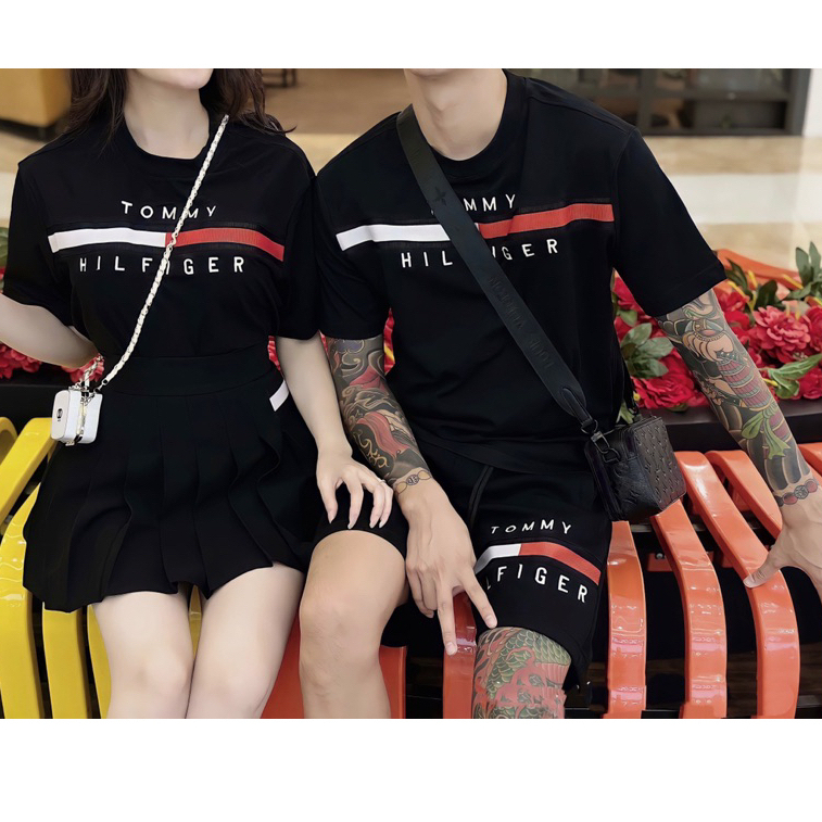 Bộ Thể Thao Nam Mùa Hè Tomy hàng siêu cấp l1 có sẵn Chất Cotton 100% Mặc Đôi Siêu Đẹp [ VIDEO TH