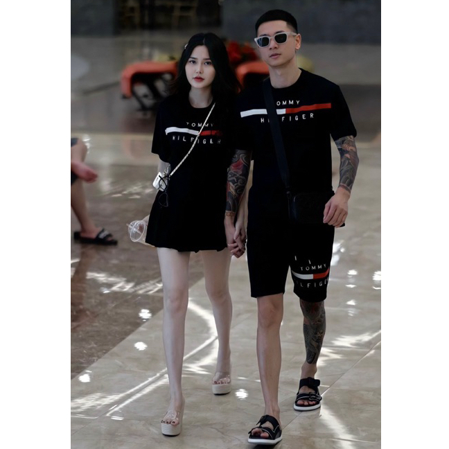 Bộ Thể Thao Nam Mùa Hè Tomy hàng siêu cấp l1 có sẵn Chất Cotton 100% Mặc Đôi Siêu Đẹp [ VIDEO TH