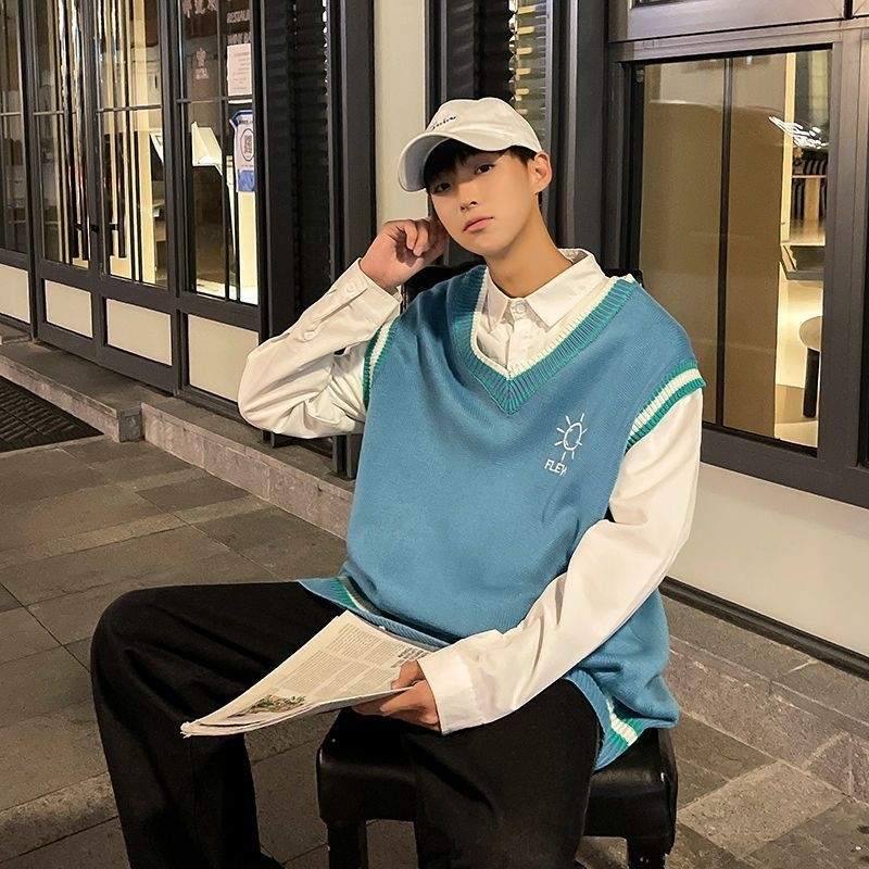 Áo gile Unisex, hoạ tiết mặt trời