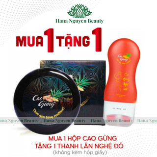 Cao gừng tan mỡ bụng Thiên Nhiên Việt 250gram kem massage tan mỡ, giảm rạn da hiệu quả