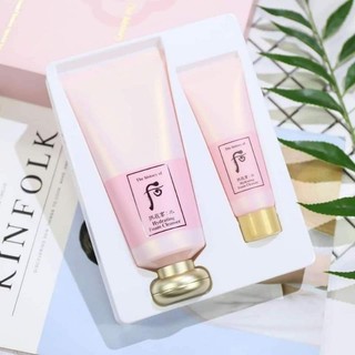 Set sữa rửa mặt dưỡng ẩm Whoo hồng