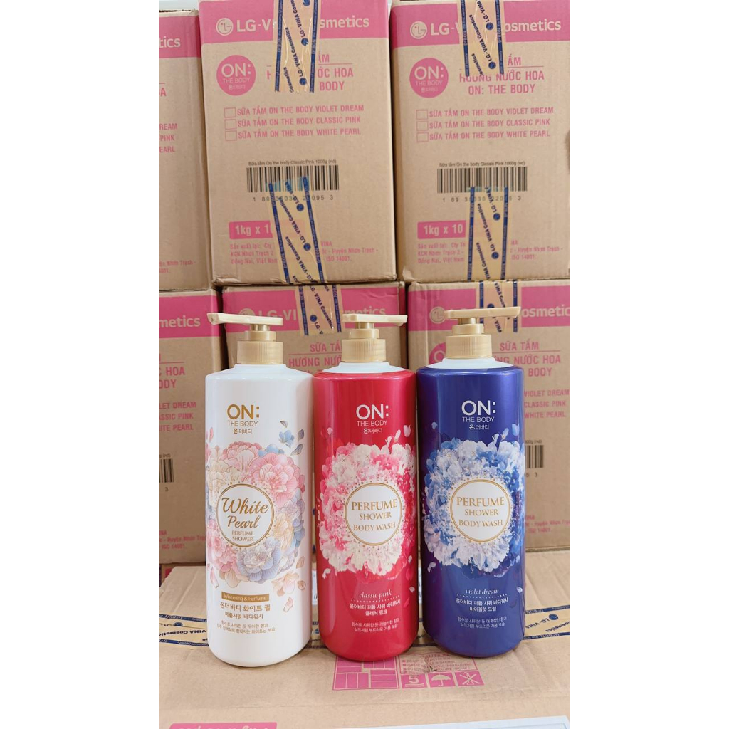 COMBO 2 CHAI Sữa tắm hương nước hoa On: The Body - Violet Dream 1000ML