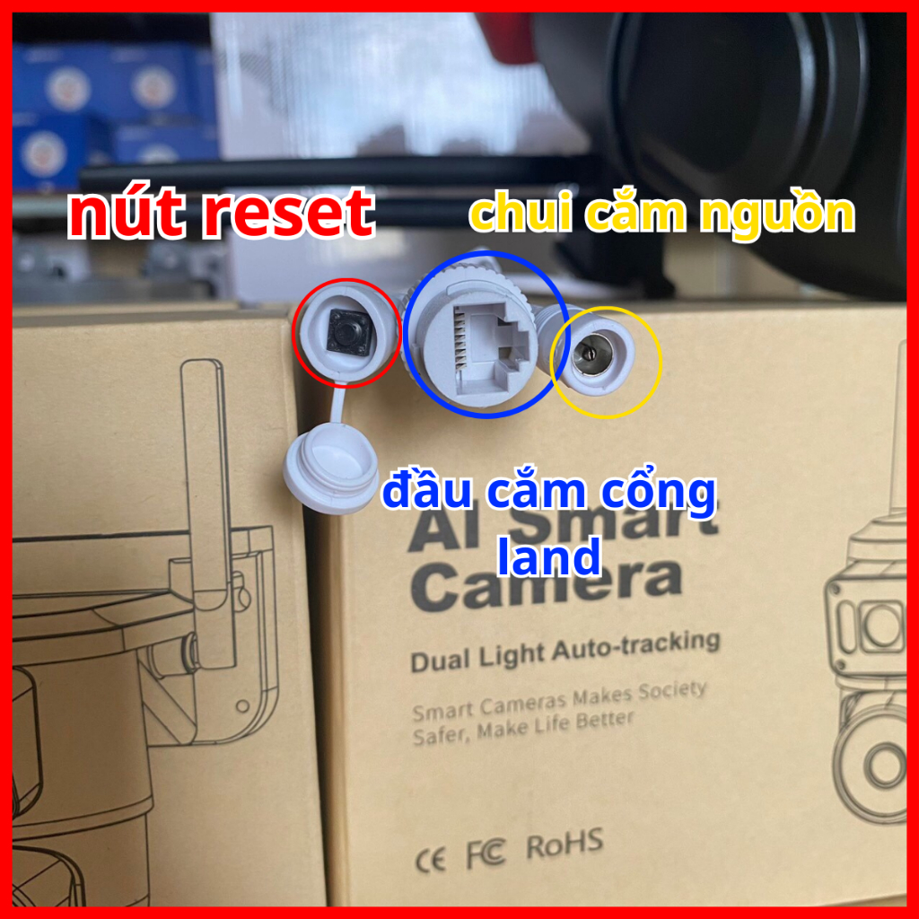 Camera yoosee ngoài trời 2 mắt 2 loa 4k sắc nét, siêu chống nước siêu đàm thoại
