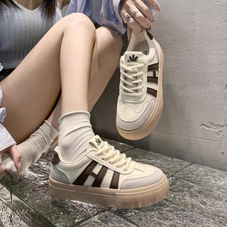 Giày nữ, giày sneaker nữ thể thao 2 vạch phối màu basic