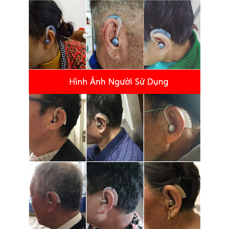 Máy Trợ Thính Không Dây Cao Cấp VHP220 và VHP1204, Tai Nghe Trợ Thính Người Già Và Trẻ Em, Máy Trợ Thính Đeo Vành Tai