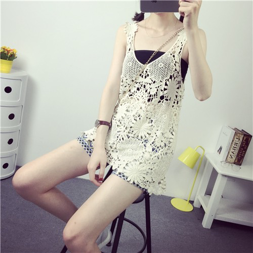 Aó ba lỗ ren cotton No Brand