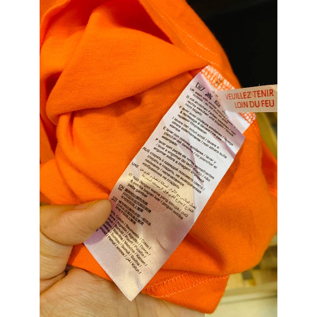 Áo thun cotton màu cam hiệu ESPRIT