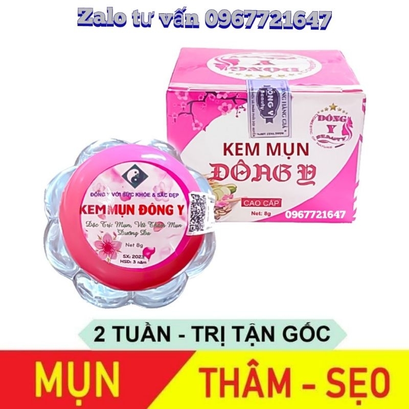 Kem Mụn Đông Y Hoa Đào Lọ 8g