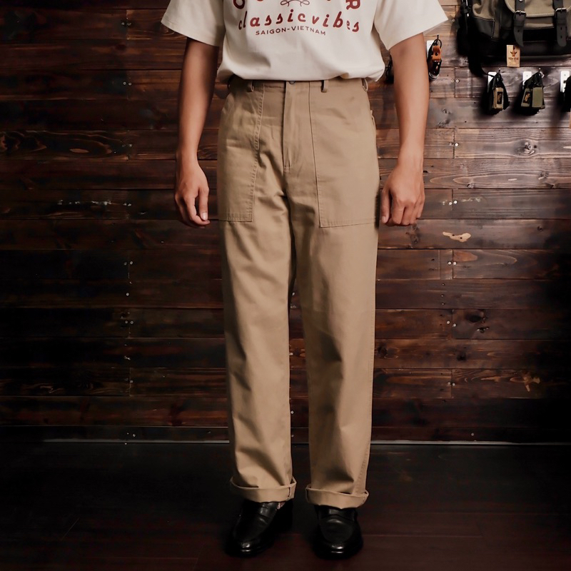 Quần Fatigue Lot.002 Olderister | dáng suông - vải kaki canvas