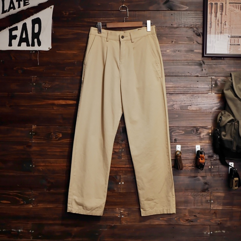 Quần Kaki Xếp li -  Olderister | dáng suông