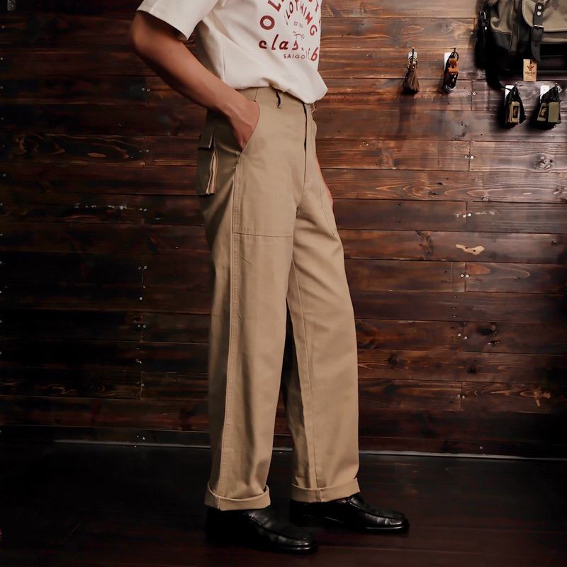 Quần Fatigue Lot.002 Olderister | dáng suông - vải kaki canvas