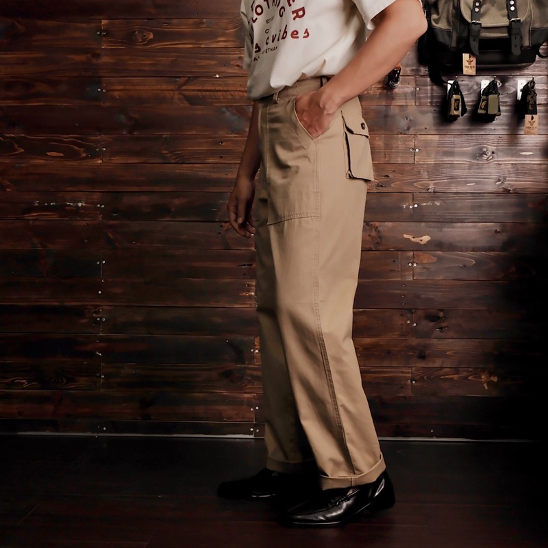 Quần Fatigue Lot.002 Olderister | dáng suông - vải kaki canvas