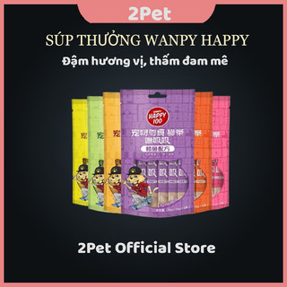 Súp thưởng wanpy happy 100 cho mèo - súp thưởng gói 5 thanh | 2pet