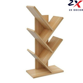 Kệ sách xương cá 5 tầng gỗ mdf tiện dụng - 2x008