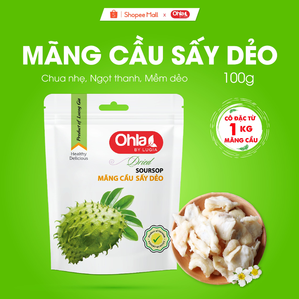 Mãng cầu sấy dẻo Ohla 100g