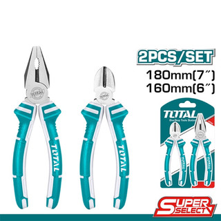 Bô 2 kìm răng 7 inch và kìm cắt 6 inch total tht1k0201