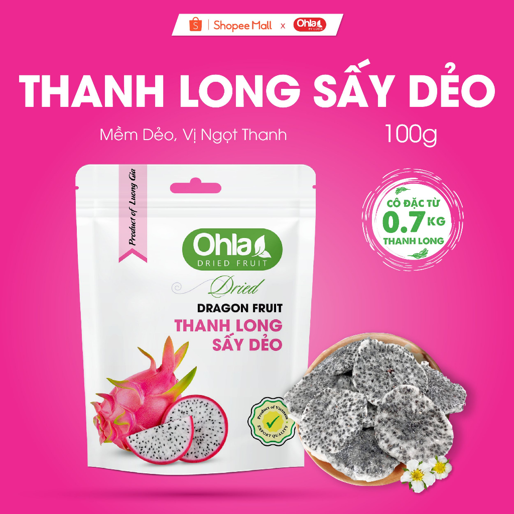 Thanh long sấy dẻo Ohla 100g