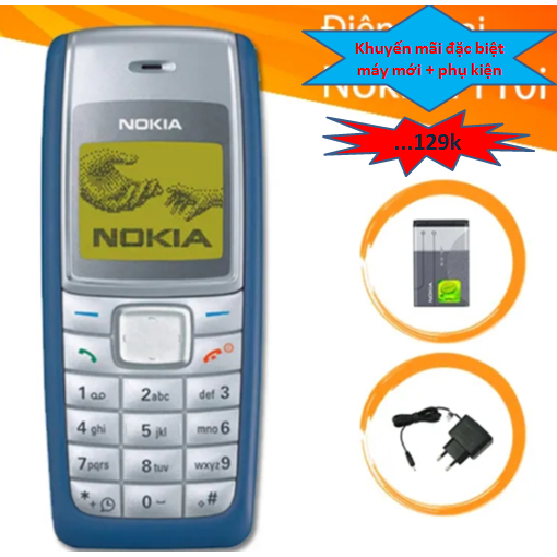 Điện Thoại Nokia 110i máy mới 100% đầy đủ phụ kiện, bảo hành 12 tháng