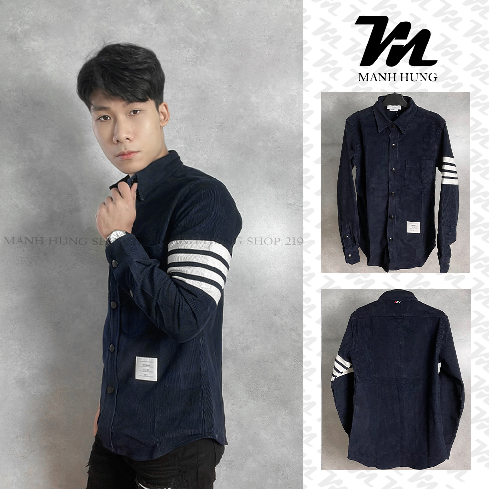 🏆  - Sơ Mi Thom - Sơ Mi Thom Chất Nhung Tăm Hottrend 2023 Hàng Cao Cấp Chuẩn Loại 1 Qc Mạnh Hùng Shop 219