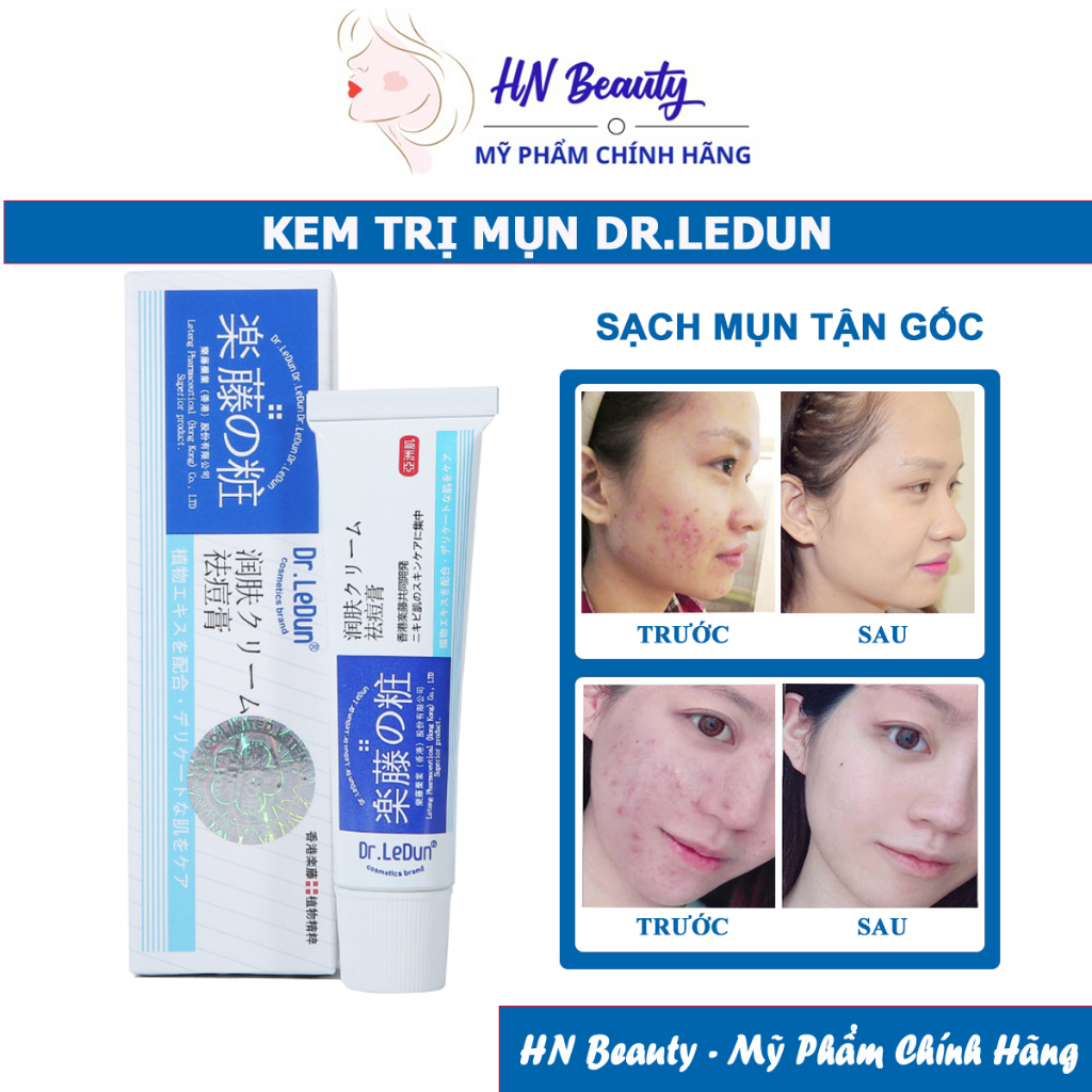 Kem Mụn DR.LeDun Gel Giảm Mụn Ngừa Thâm Chính Hãng Giúp Giảm Mụn Trứng Cá, Ngừa Thâm, Mờ Sẹo, Da Dầu Mụn