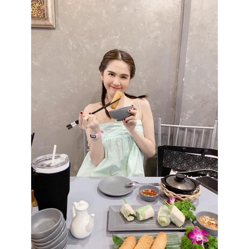 Đầm Zara 2 Dây Sọc Xanh Size S