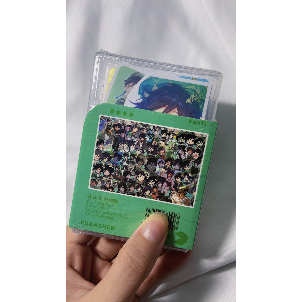 Venti / Genshin Impact | Hộp nhựa 120 miếng hình dán Sticker  Scaramouche Wanderer