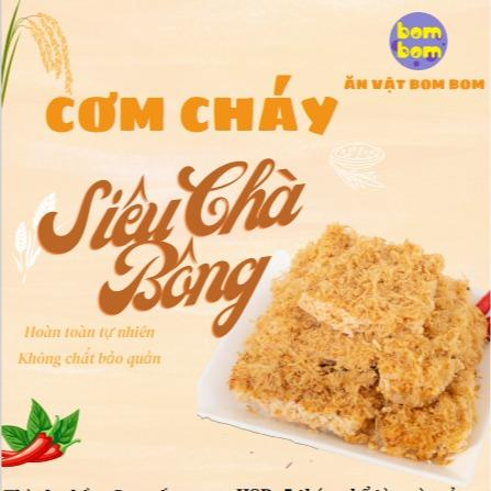 - 500G CƠM CHÁY GẠO NẾP SIÊU CHÀ BÔNG + 150G Cơm Cháy Gạo Lứt - Đặc sản Ninh Bình